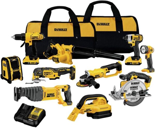 DeWalt 20V MAX 9-Tool Cordless Power Tool Combo Kit